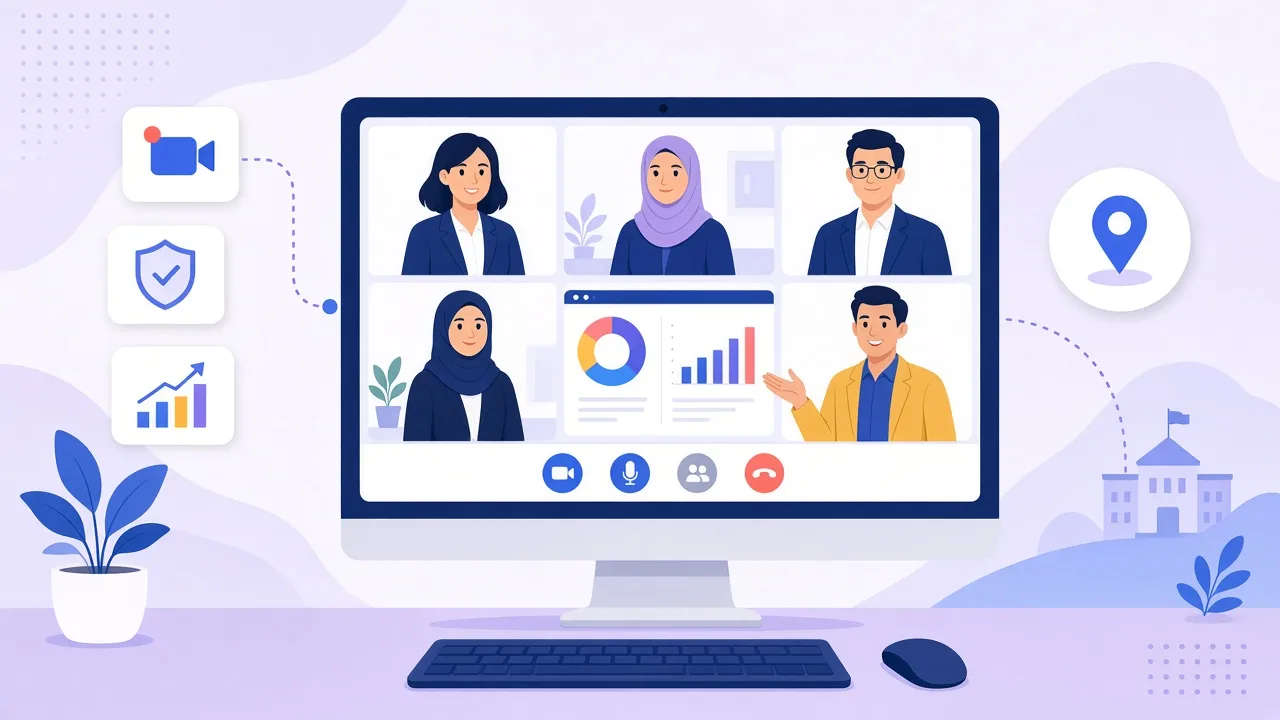 Langkah 4 training sppku lewat video conference